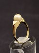 14 carat gold 
ring size 55 
with genuine 
pearl subject 
no. 582309