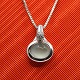 Ole Lynggard; 
Emely pendant 
in 18k white 
gold set with 
...