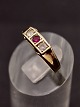 8 carat gold 
ring size 51 52 
with amethyst 
and zircons 
from goldsmith 
Herman Siersbøl 
item no. ...