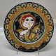 1978 Bjorn 
Wiinblad 
Christmas Plate 
by Rosenthal 
Angel with 
Harp. 28.5 cm   
In nice and 
mint ...