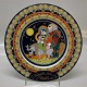 1979 Bjorn 
Wiinblad 
Christmas Plate 
by Rosenthal  
Flight into 
Egypt 28.5 cm  
. In nice and 
mint ...