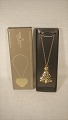 Georg Jensen 
ornaments. 
Brass plated 
with 24 k gold