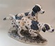 Dahl Jensen 
dogs  1278 
English setters 
on base (LJ) 40 
cm Marked with 
the royal Crown 
and DJ ...