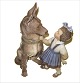 Dahl Jensen 
1213 German 
Shepherd dog 
with Girl (DJ) 
25 cm Marked 
with the royal 
Crown and DJ 
...