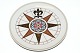 Royal 
Copenhagen 
Compass Platte, 
Christian IV `s 
marine compass 
1595 
Dek. No 135 / 
1500 ...