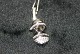 Beautiful 
necklace with 
diamond pendant 
"Children's 
shoes", 14 
karat White 
gold decorated 
with ...