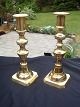 A par of brass 
Candelesticks
English ca 
year 1890