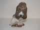 Dahl Jensen dog 
figurine, 
basset hound.
Decoration 
number 1065.
Factory 
second, but for 
no ...