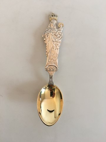 A. Michelsen Christmas Spoon 1916. Gilded Sterling Silver