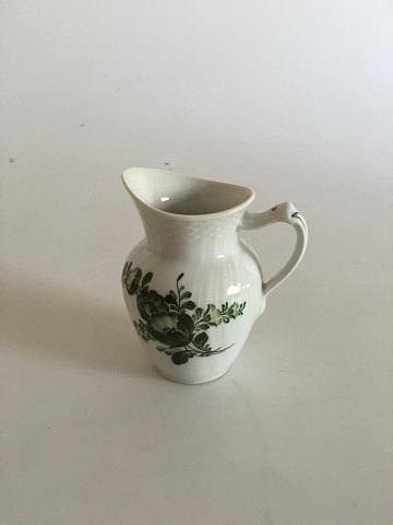 Royal Copenhagen Green Flower Creamer No 1538