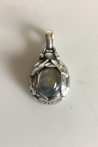 Georg Jensen 1997 Annual Pendant with Labradorite