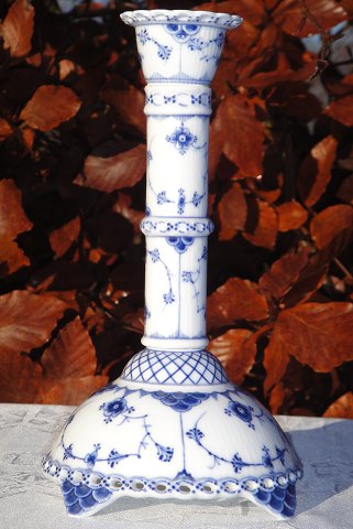 Royal Copenhagen Blue Fluted
full lace Candlestick 1008