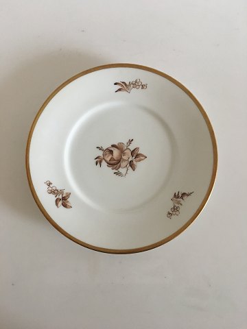 Royal Copenhagen RC Brown Rose Dinner Plate No 688/10519