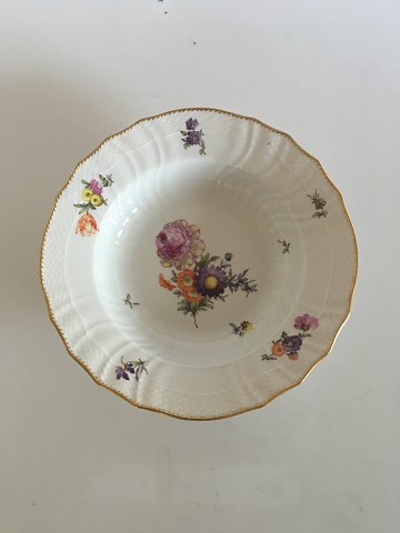 Royal Copenhagen Saxon Flower Large Deep Plate No 1614