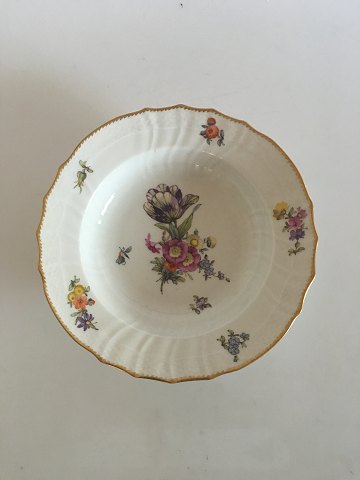 Royal Copenhagen Saxon Flower Deep plate No 1616