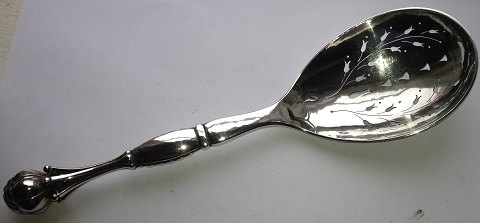 Georg Jensen Sterling Silver pierced Serving Spoon No 38