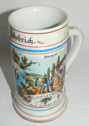 German soldiers mugs 1897