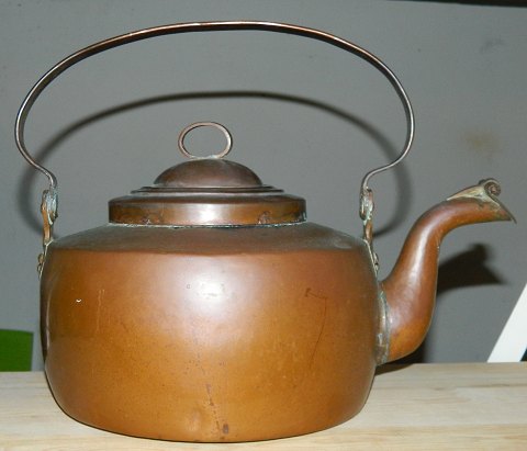 Danish copper kettle from 19 century