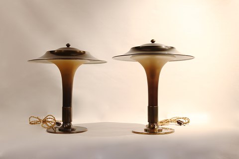 A pair of torch lamps from Fogh & Mørup approx. 1930