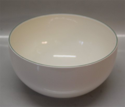 Green 3056 Bowl 11 x 21 cm (578) Royal Copenhagen faience green top or green 
line -4 ALL Seasons