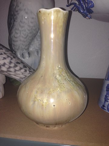 Royal Copenhagen Art Nouveau Vase with Crystalline glaze by Clements from 1880