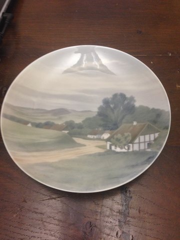 Bing & Grondahl Art Nouveau Wall Plate with landscape No 6967/357-20