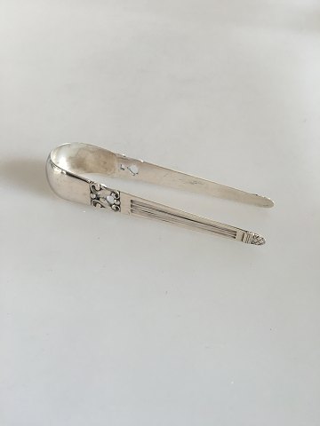 Georg Jensen Sterling Silver Acorn Sugar Tongs No 166