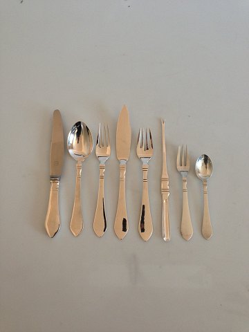 Georg Jensen Continental Sterling Silver Flatware 48 pieces with old marks
