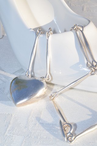 Georg Jensen jewelry Heart necklace # 126B