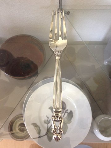 Georg Jensen Acorn Sterling Sølv Lunch Fork No 022