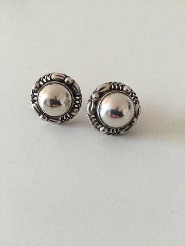 Georg Jensen Sterling Silver Ear Clips No 39B