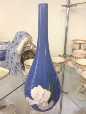 Royal Copenhagen Art nouveau Vase Early with Iris