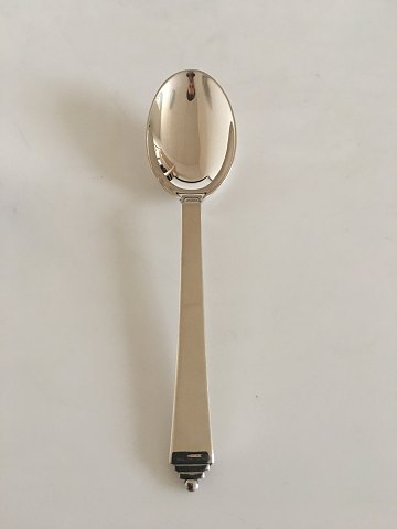 Georg Jensen Pyramid Sterling Silver Dessert Spoon No 021