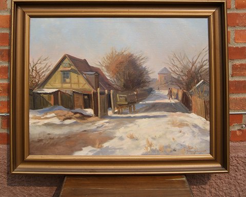 item no: bk-Landsby af J.Jacobsen.SOLD