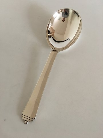Georg Jensen Pyramid Sterling Silver large Serving Spoon No 111