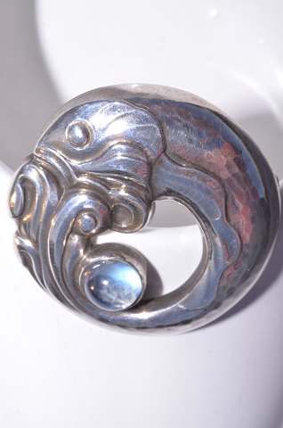 Georg Jensen  Silver Brooch 10