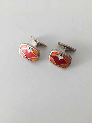 Georg jensen Naja Salto Sterling Silver Cuff Links