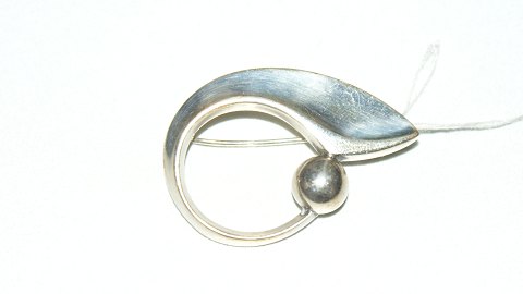 Hans Hansen Brooch Silver