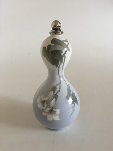Royal Copenhagen Art Nouveau Silver mounted Gourd shapped vase No 43/121