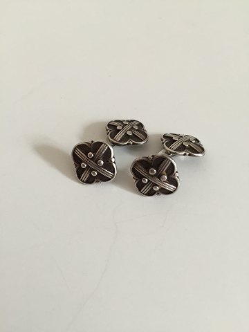 Georg Jensen Sterling Silver Cuff Links No 62B