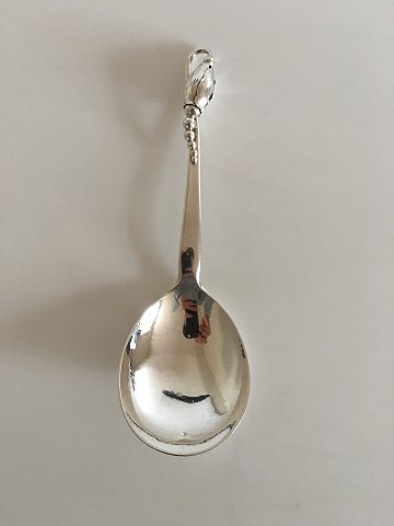 Georg Jensen Sterling Silver Blossom Serving Spoon No 115
