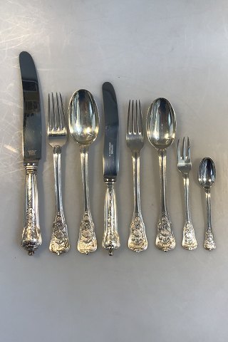 Anton Michelsen Rosenborg Sterling Silver Flatware set 96 pieces