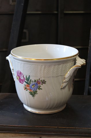 Old wine cooler from Royal Copenhagen, in Saxon flower…