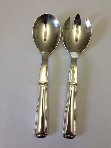 Georg Jensen Old Danish Sterling Silver Salad Set Spoon and Fork No 133