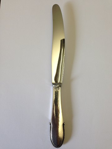 Georg Jensen Beaded Sterling Silver Dinner Knife No 003