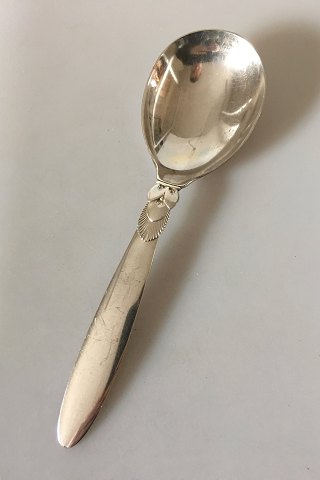 Georg Jensen Sterling Silver Cactus Medium Serving Spoon No 113
