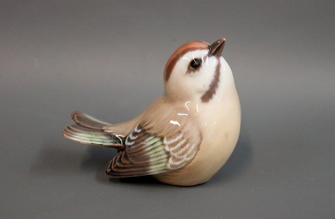 Dahl Jensen porcelain figurine, Goldcrest no. 1250. 
5000m2 showroom.