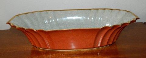 Royal Copenhagen Jardiniere in red kakelé