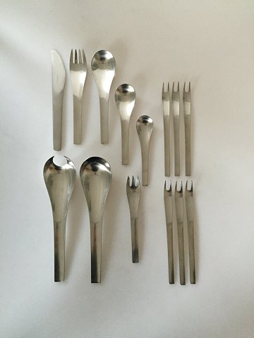 Georg Jensen Blue Shark Stainless Steel Set of 80 Pieces