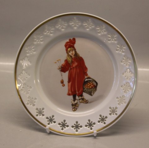 B&G Porcelain Artist Plate Carl Larsson B&G 8728 1978 Carl Larssons plate - 
Series 2 - motif #4 "Iduna" Painted 1900
